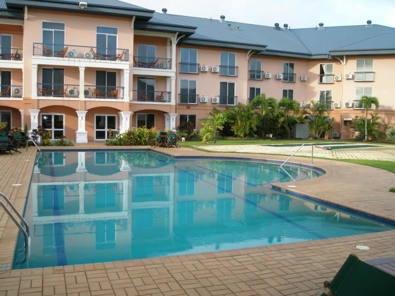 Commercial hotel pool